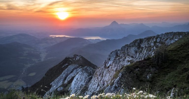 Stress-Free Environment - Scenic View of Mountains During Dawn