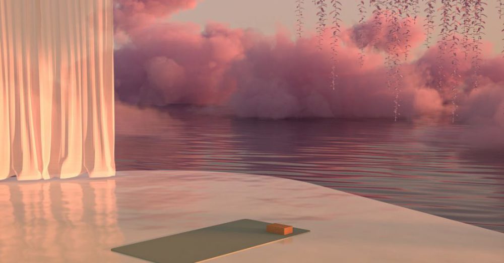 Yoga Clarity - Pink Clouds and Sea 