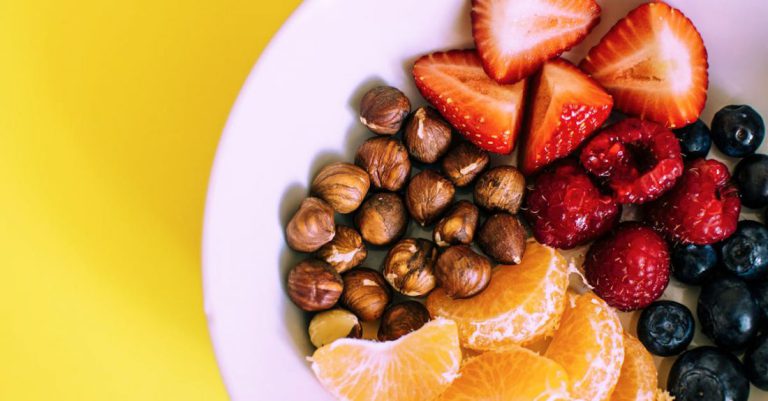 Healthy Snacks - Assorted Fruits on Plate