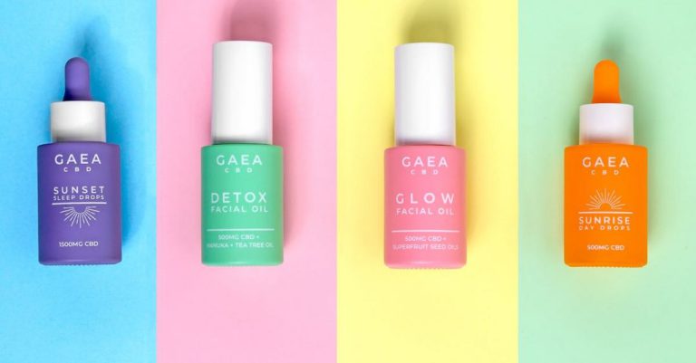 Facial Oils - Cosmetics on Colorful Background