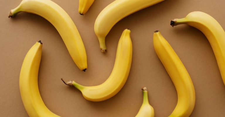 Diet Skin - Yellow Banana Fruits on Brown Surface
